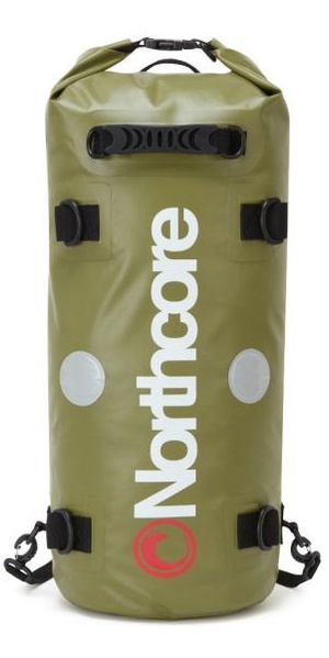 2026 Northcore 30L Dry Bag Backpack NOCO67FC - Olive